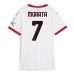 AC Milan Alvaro Morata #7 Borte Drakt Dame 2024-25 Kortermet